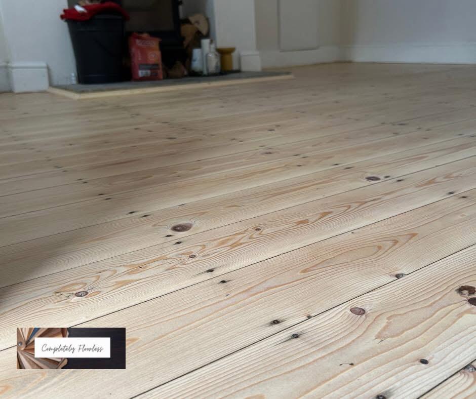 Sanded Wood Floors